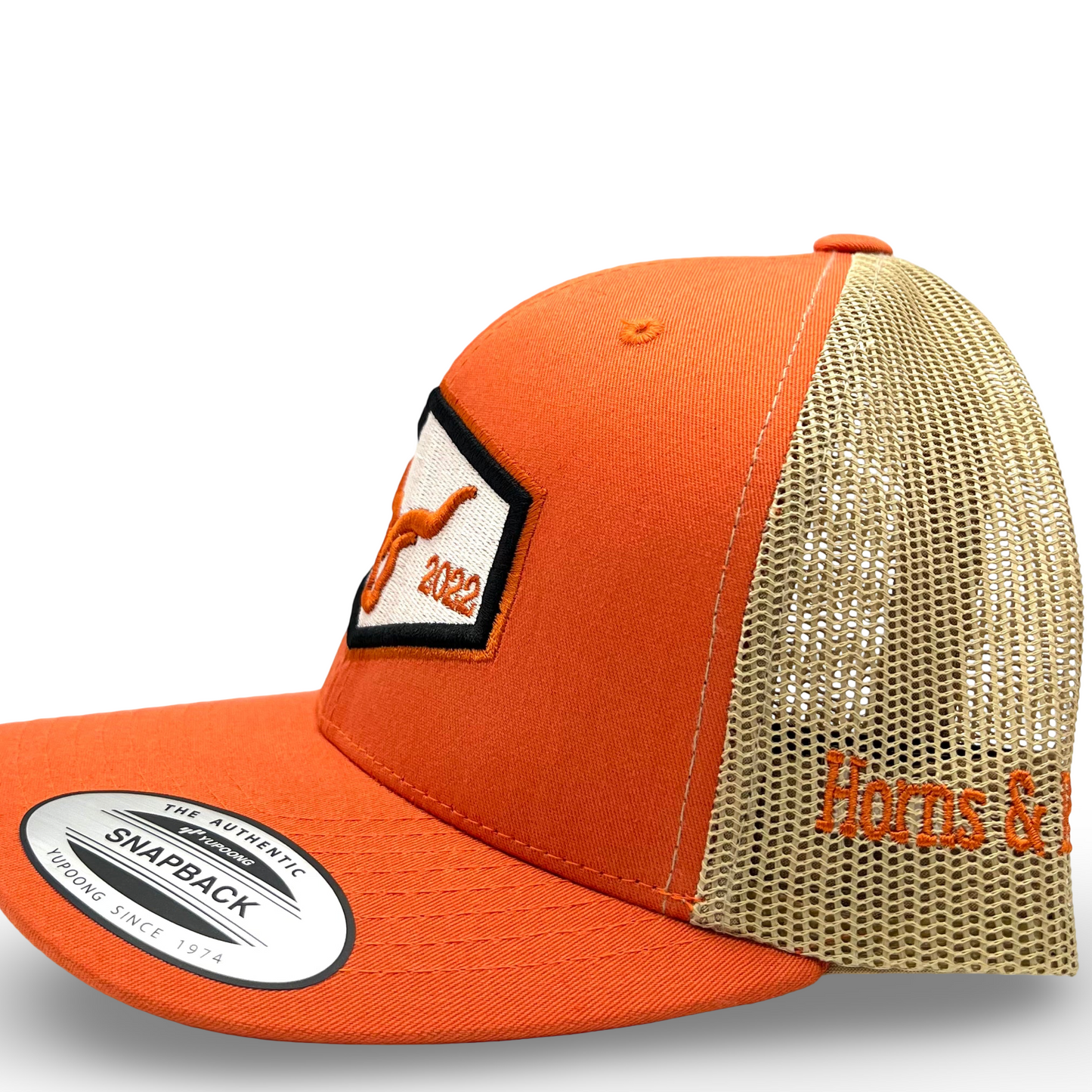 HR Badge Rustic Orange/Khaki