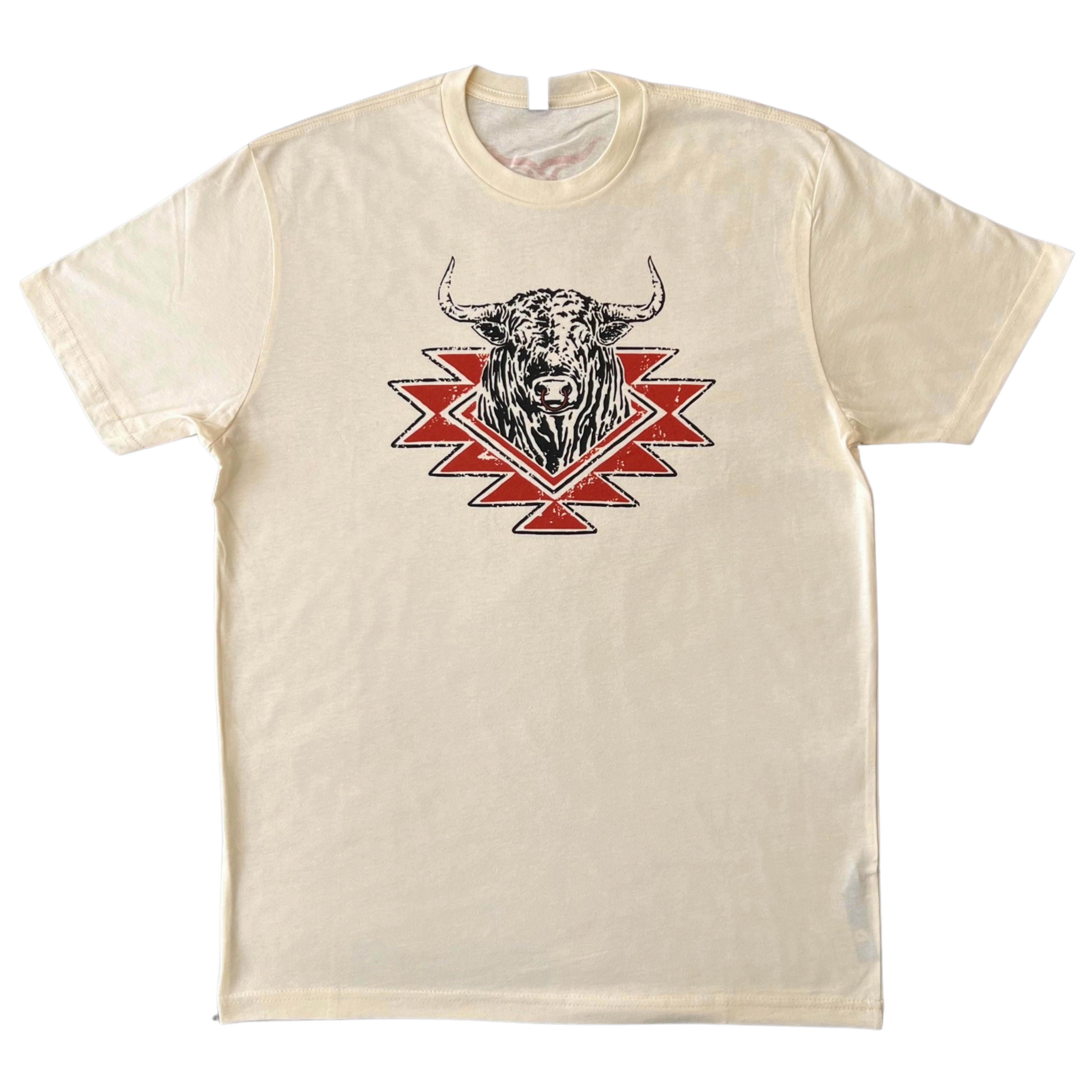 Bull Azetc Aztec Bull T-shirt – Horns And Ropes