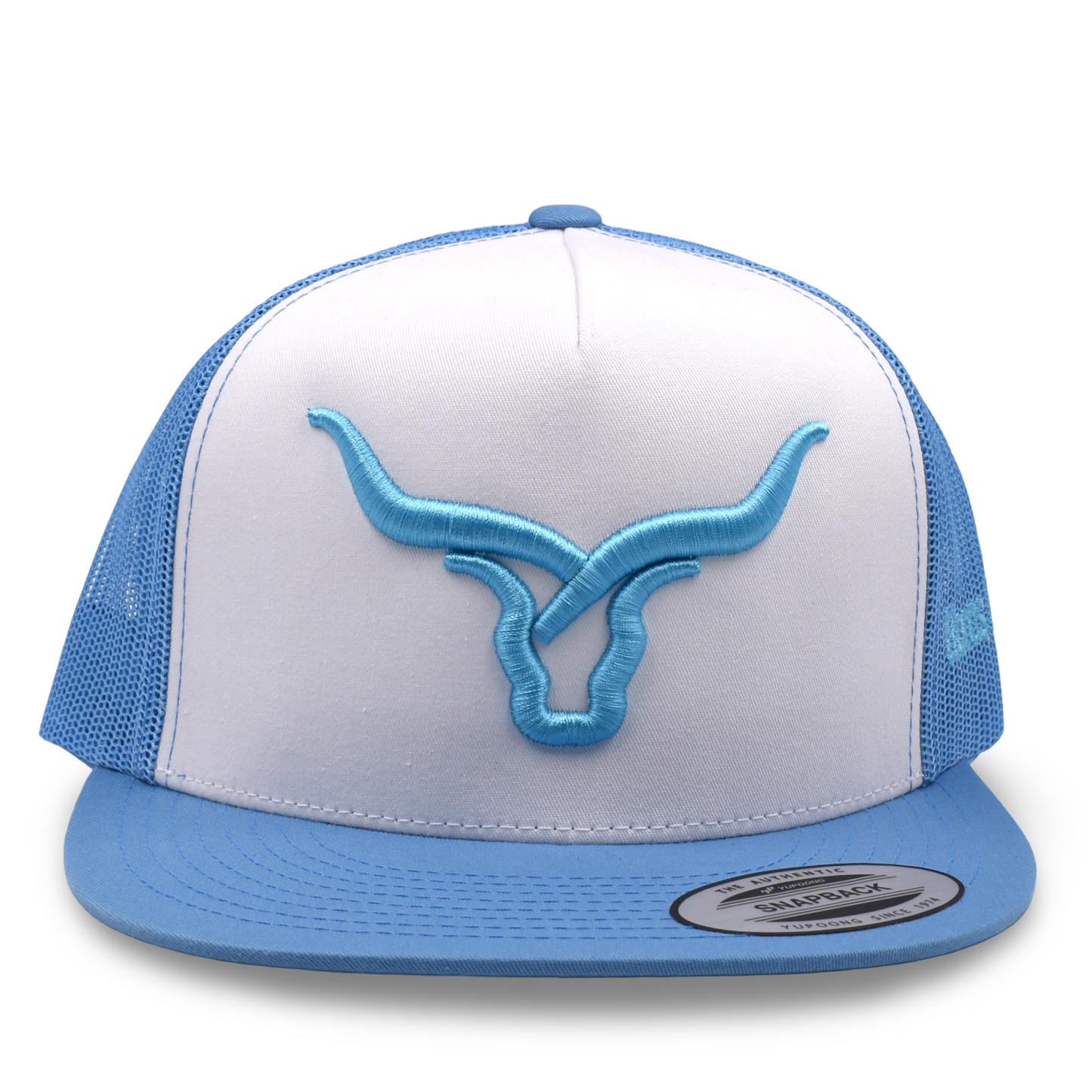 Horns And Ropes Carolina Blue/White