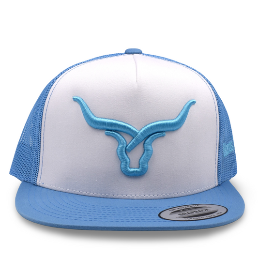 Horns And Ropes Carolina Blue/White