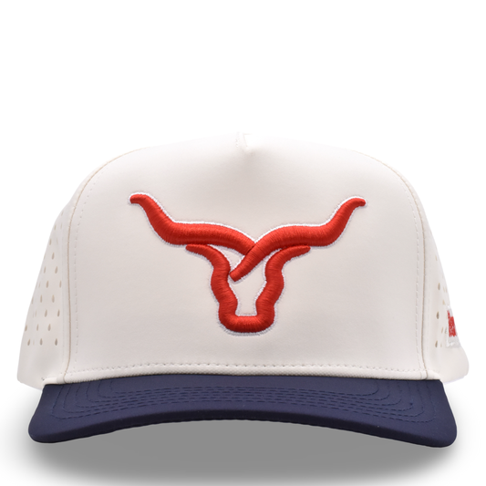 Performance Hat Beige Navy