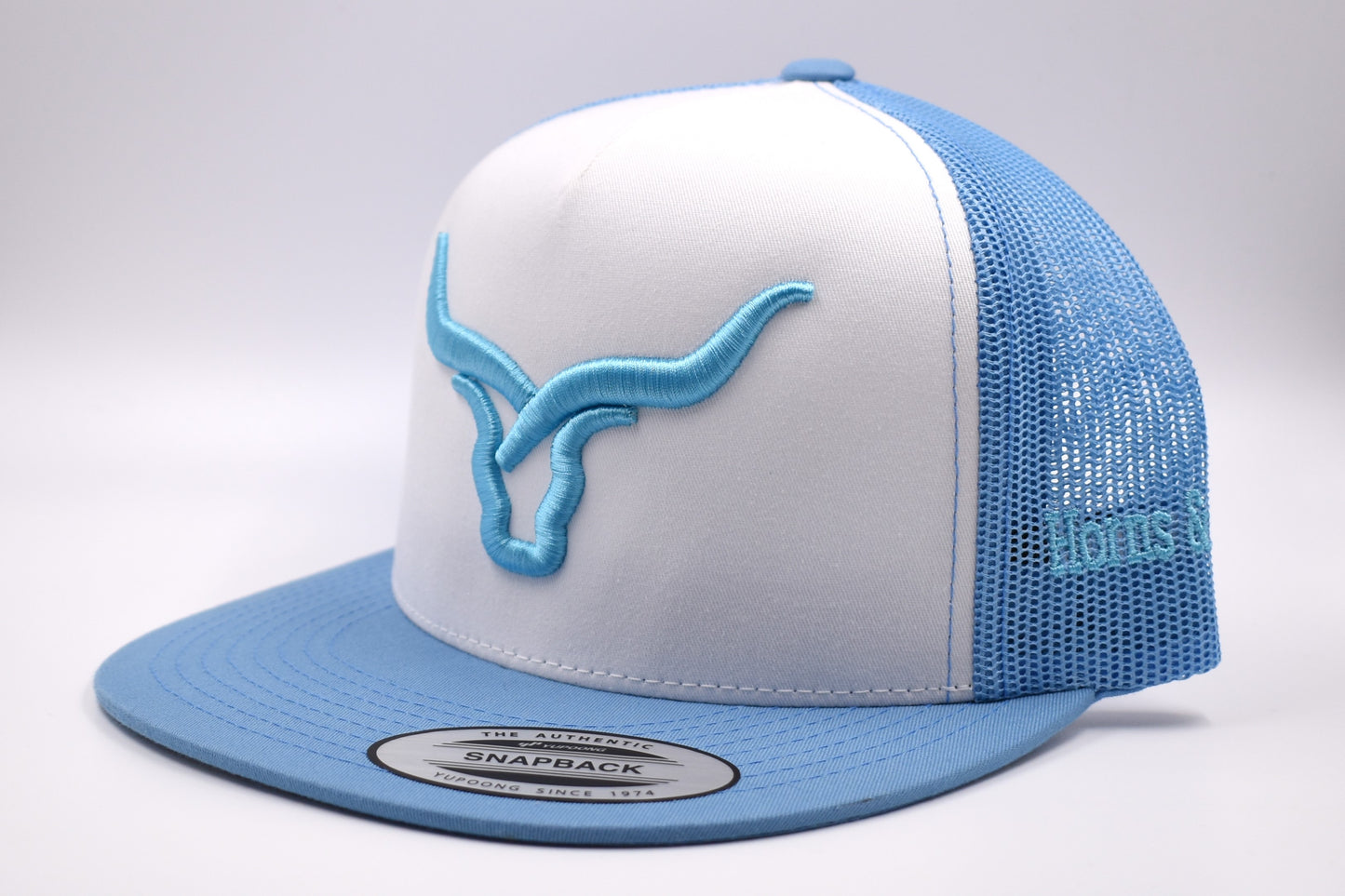 Horns And Ropes Carolina Blue/White