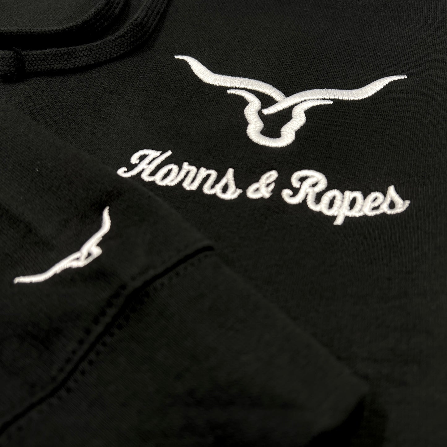 Embroidered Logo Hoodie